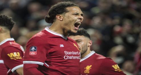 المدافع الأغلى في العالم يغيب عن قمة ليفربول والسيتي